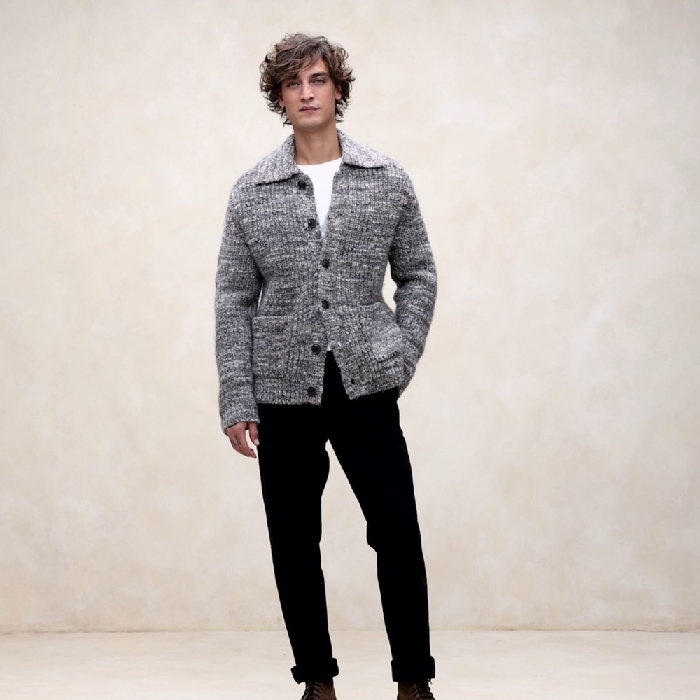 Banana Republic Alfi Wool Cardigan Sweater Size M